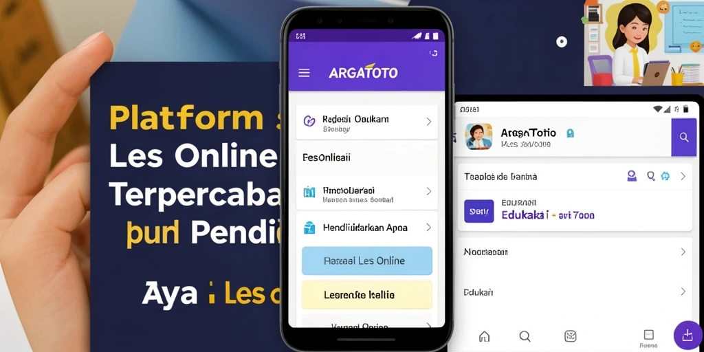 Antarmuka user-friendly ARGATOTO yang memudahkan belajar online.