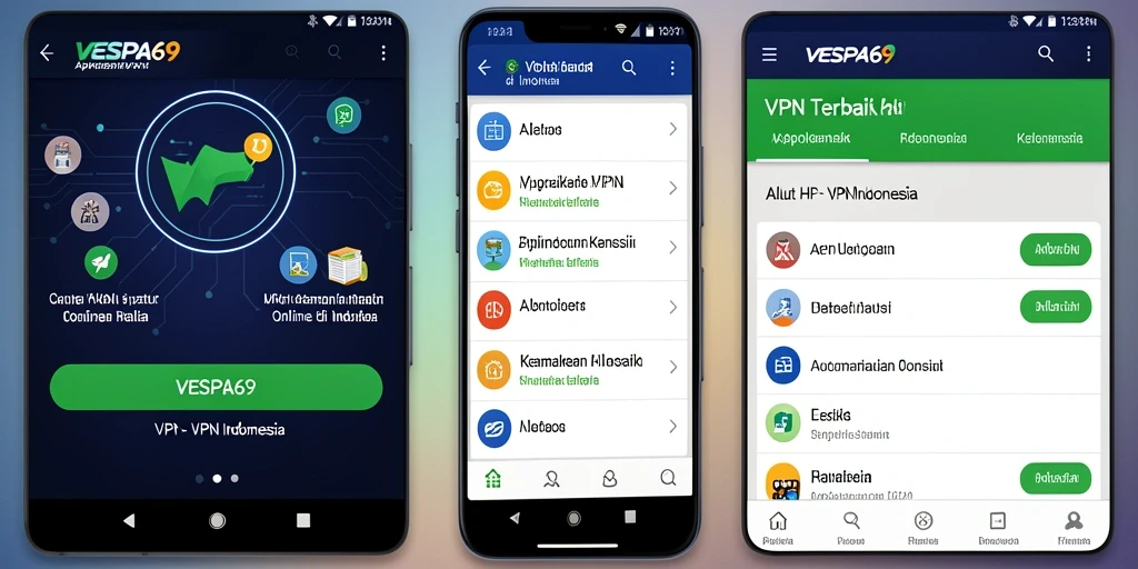 Antarmuka VESPA69 yang intuitif dan mudah diakses.