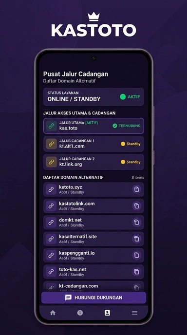 Tampilan link alternatif kastoto